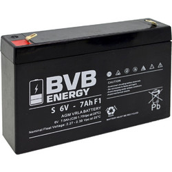 BVB Energy Μπαταρία VRLA-AGM 6V 7Ah