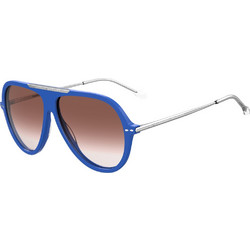 Isabel Marant IM0162S B88 Γυναικεία Γυαλιά Ηλίου Aviator Ασημί Μπλε με Καφέ Φακό