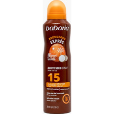 Babaria Express Tan Dry Λάδι Μαυρίσματος Σώματος SPF15 200ml