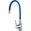 Interflex Flex 086861 Μπαταρία Κουζίνας Πάγκου Διπλής Παροχής Ανάμεικτη με Εύκαμπτο Ρουξούνι Μπλε