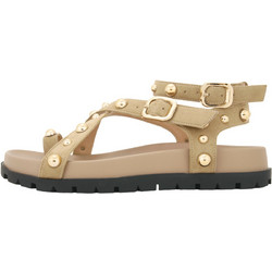 Gianna Kazakou Nullie Γυναικεία Σανδάλια Suede Μπεζ AM7961.Y929T862.KS