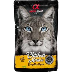 Alpha Spirit Adult Mousse with Chicken 85gr