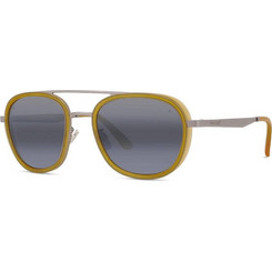 Vuarnet VU40007U 45X Ανδρικά Γυαλιά Ηλίου Aviator Μεταλλικά Ασημί με Μαύρο Φακό