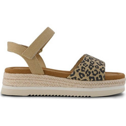 Toms Παιδικά Πέδιλα για Κορίτσι Καφέ Μπεζ 10023210