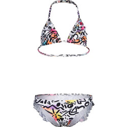Arena Παιδικό Μαγιό Bikini Set για Κορίτσι Λευκό Μαύρο 007320-150