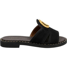 Commanchero Γυναικεία Σανδάλια Suede Μαύρα 51548-421