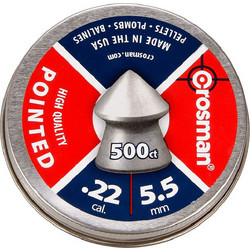 Crosman Pointed Βολίδες Pellets Αεροβόλου 5.5mm Μολυβένιες 14.3gr 500τμχ