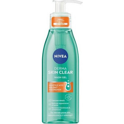 Nivea Derma Skin Clear Ενυδατικό Gel Καθαρισμού Προσώπου 150ml