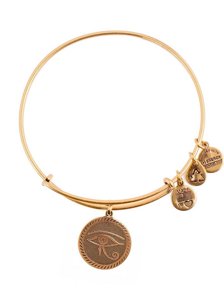 Alex and Ani Γυναικείο Βραχιόλι Βέργα με Ματάκι Xρυσό A14EB75RG