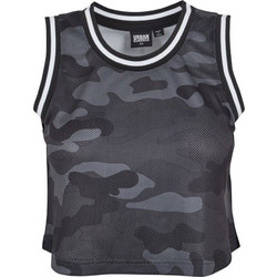 Urban Classics Γυναικείο Καλοκαιρινό Crop Top Ανθρακί TB1901-01305