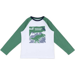 Prenatal Παιδικό T-Shirt Μακρυμάνικο Λευκό Πράσινο 1545179
