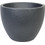 Plastona Bowl Leather Stone Γλάστρα Εσωτερικού Χώρου Στρογγυλή Πλαστική Ανθρακί 50x37cm 030.BOWL50AN