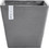 Ecopots Roterdam Γλάστρα Τετράγωνη Πλαστική Γκρι 40x40x35cm ERO74.005.40GR