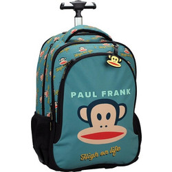 Back Me UP Paul Frank Colorado Σχολική Τσάντα Τρόλεϊ Δημοτικού Βεραμάν 376-00074