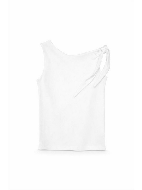 Alice Παιδικό T-Shirt Αμάνικο Λευκό S26-A14041