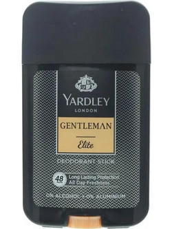 Yardley Gentleman Elite Ανδρικό Αποσμητικό Stick 48h Χωρίς Αλουμίνιο 50ml