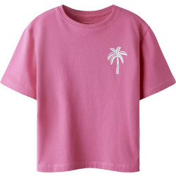Name It Παιδικό T-Shirt Κοντομάνικο Φούξια 13251458
