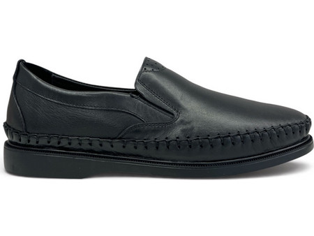 Gotsi Ανδρικά Μοκασίνια Loafers Δερμάτινα Μαύρα 045