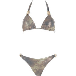 Gsecret Bikini Set Τριγωνάκι Ασημί SQ67815-38198