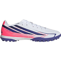 Adidas F50 Hyperfast Club TF KJ3409 Ποδοσφαιρικά Παπούτσια με Σχάρα Λευκά Μπλε