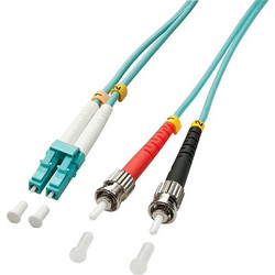 Lindy LC-ST Καλώδιο Οπτικής Ίνας 3m Turquoise 46382