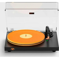 Fosi Audio Luna3 Turntable Πικάπ με Προενίσχυση Black Orange + VM95E