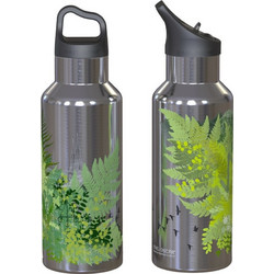 Carl Oscar Wisdom Nature Παιδικό Παγούρι Θερμός Ανοξείδωτο BPA Free Γκρι Πράσινο 500ml