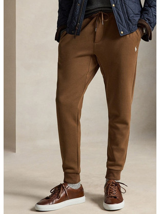 Polo Ralph Lauren Ανδρικό Παντελόνι Φόρμας με Λάστιχο Καφέ 710881518-515