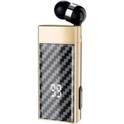 New-K60 Ακουστικό Bluetooth In Ear Πέτου Gold