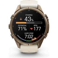 Garmin Fenix 9 Pro inReach 43mm AMOLED Sapphire Autumn Gold Titanium Cream / French Grey