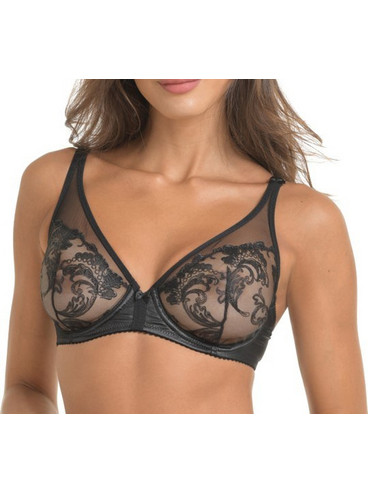 Miss Rosy Bralette με Μπανέλα Μαύρο 968