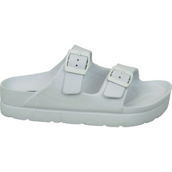 Level Anatomic Γυναικείες Παντόφλες Καλοκαιρινές Flatforms Ανατομικές Λευκές 165