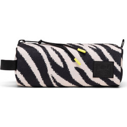 Herschel Zebra Κασετίνα Βαρελάκι Μαύρη Λευκή 30073-00332