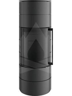 Spartherm Ambiente A3 Titan Black Eboris 1300 Ατσάλινη Ξυλόσομπα Αερόθερμη 7.7kW