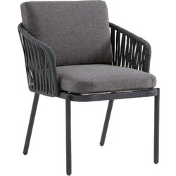 La Redoute Leandra Πολυθρόνα Κήπου Rattan Ανθρακί 3614856165690