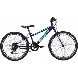 Carrera Junior R 2026 Παιδικό Mountain Bike 24" Αλουμινίου με 7 Ταχύτητες Μωβ Τιρκουάζ