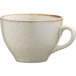 Kutahya Lima Σετ Φλιτζάνια Cappuccino & Τσαγιού Πορσελάνης Μπεζ 250ml 6τμχ KXLM216250
