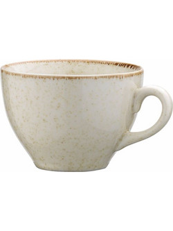Kutahya Lima Σετ Φλιτζάνια Cappuccino & Τσαγιού Πορσελάνης Μπεζ 250ml 6τμχ KXLM216250