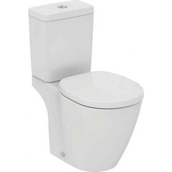 Ideal Standard Connect Cube Λεκάνη Τουαλέτας Δαπέδου Πίσω Σιφώνι με Καζανάκι & Κάλυμμα Soft Close Λευκή E716401