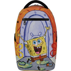 Must Spongebob Σχολική Τσάντα Πλάτης Γυμνασίου - Λυκείου Πολύχρωμη 483170