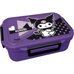 Graffiti Pop Art Kuromi Ανοξείδωτο Παιδικό Δοχείο Φαγητού Μωβ 880ml