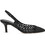 Lara Conte Γόβες Slingback Δερμάτινες με Τακούνι Στιλέτο Μαύρες W420S3414-574