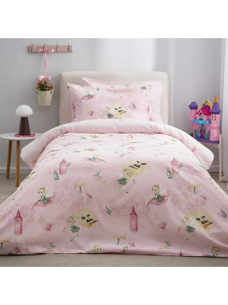 Vesta Home Παιδικό Κουβερλί Μονό 160x230 Pixi Ροζ