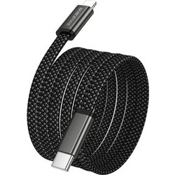 Borofone BX124 Braided Flat USB-C to Lightning Cable 30W 1m Black