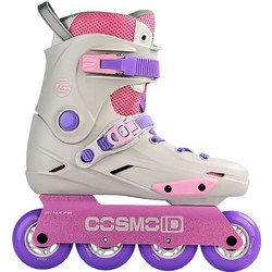 Micro Cosmo ID TG Inline Αυξομειούμενα Rollers Ενηλίκων Λευκά Μωβ COS-TG