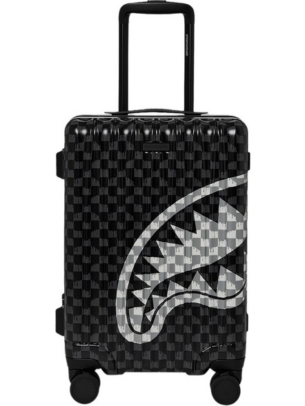 Sprayground Noir Fang CL325 Βαλίτσα Καμπίνας 54.6x34.9x22cm με 4 Ρόδες Μαύρη