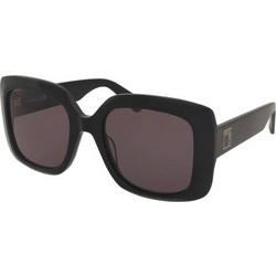 Max & Co MO0153 01A Γυναικεία Γυαλιά Ηλίου Τετράγωνα Κοκάλινα Μαύρα με Καφέ Φακό