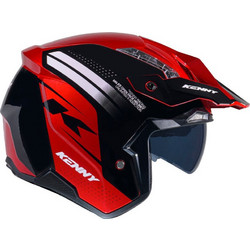 Kenny Miles Graphic Red Κράνος Μηχανής Jet 1100gr
