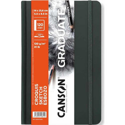 Canson Graduate Sketchbook 14x21.6cm 120gr/m² 60 Φύλλα