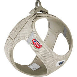Curli Clasp Air-Mesh Σαμαράκι Σκύλου Γιλέκο Μπεζ Large